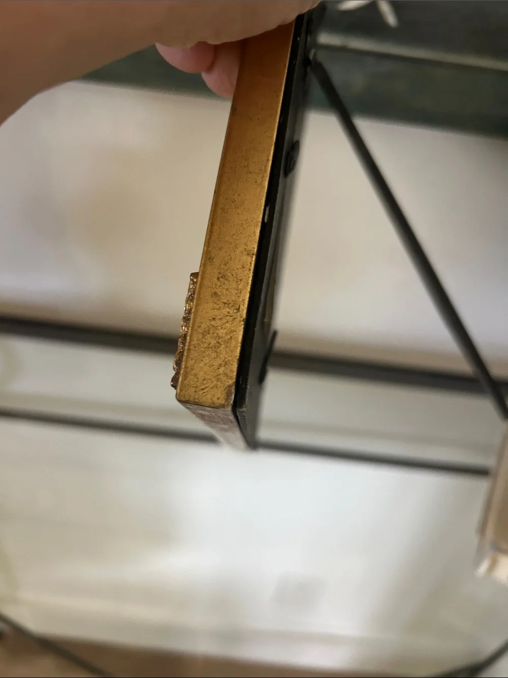 Burnes of Boston gold picture frame